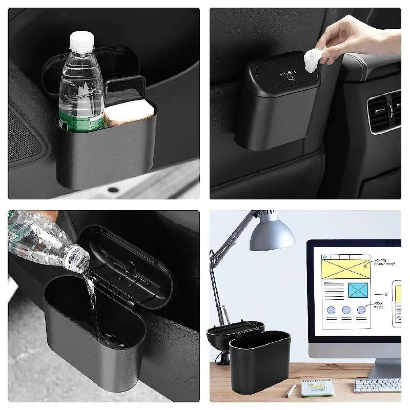 CleanDrive Bin — Leak-Proof Mini Car Trash Can