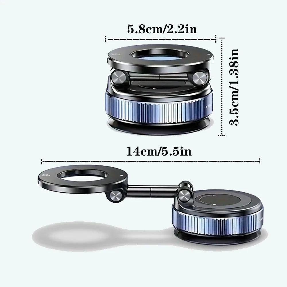 MagDrive Pro+ — Upgraded Suction & Magnetic Car Mount