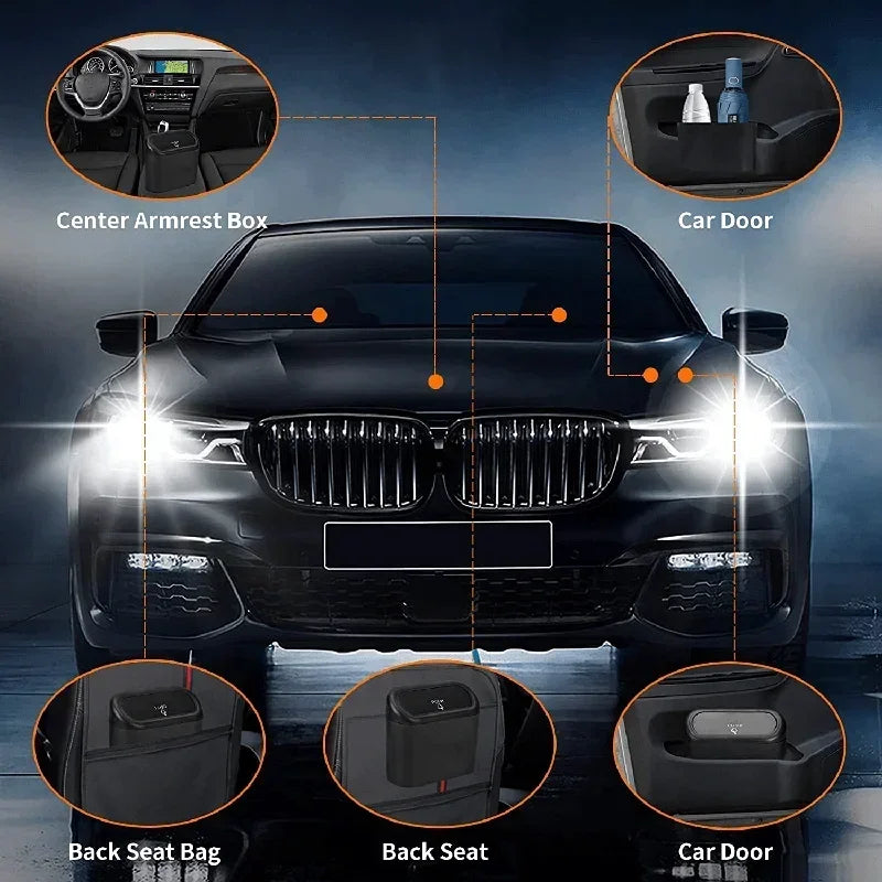 CleanDrive Bin — Leak-Proof Mini Car Trash Can