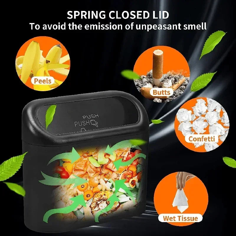 CleanDrive Bin — Leak-Proof Mini Car Trash Can