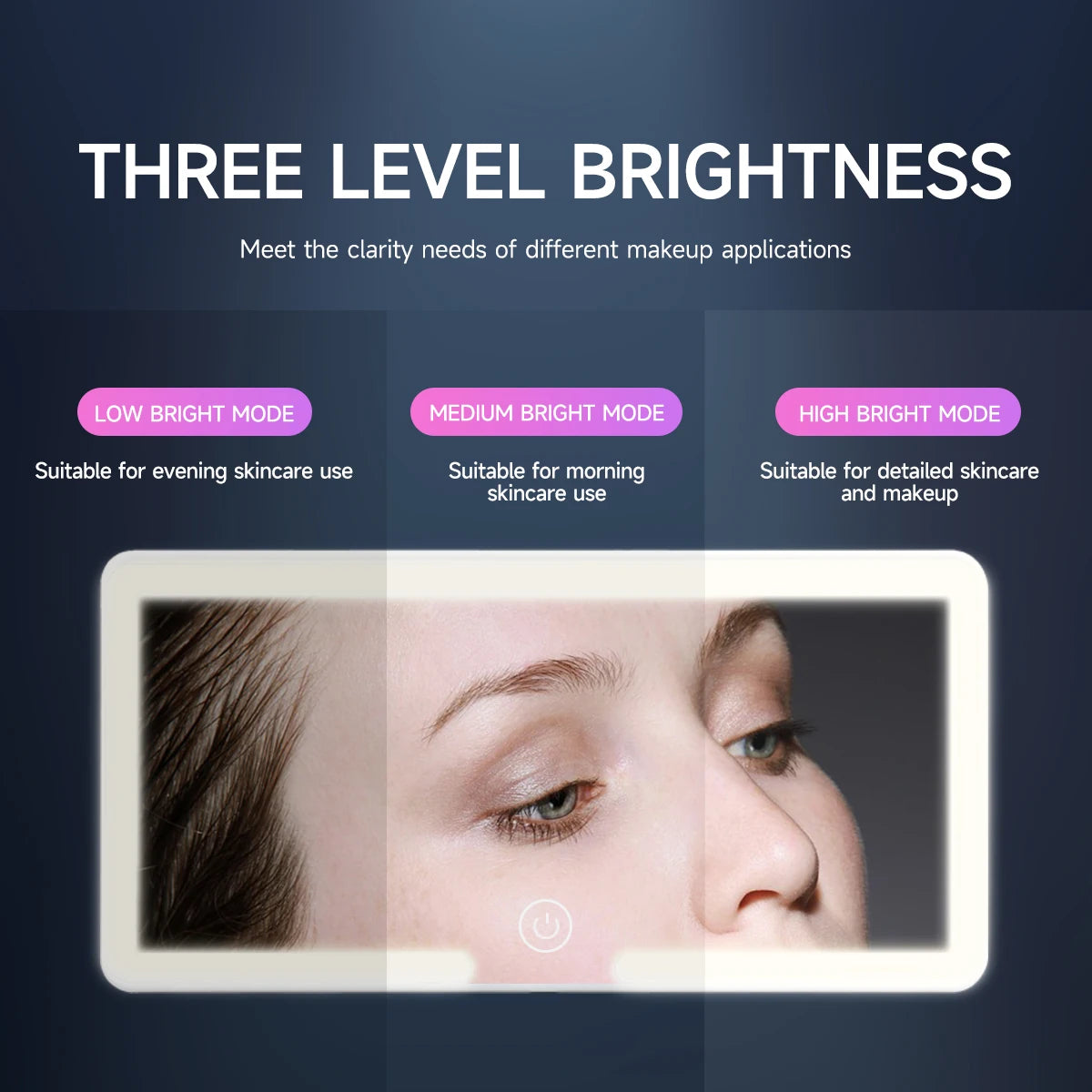 LuxGlow Visor Mirror — LED HD Car Vanity Mirror